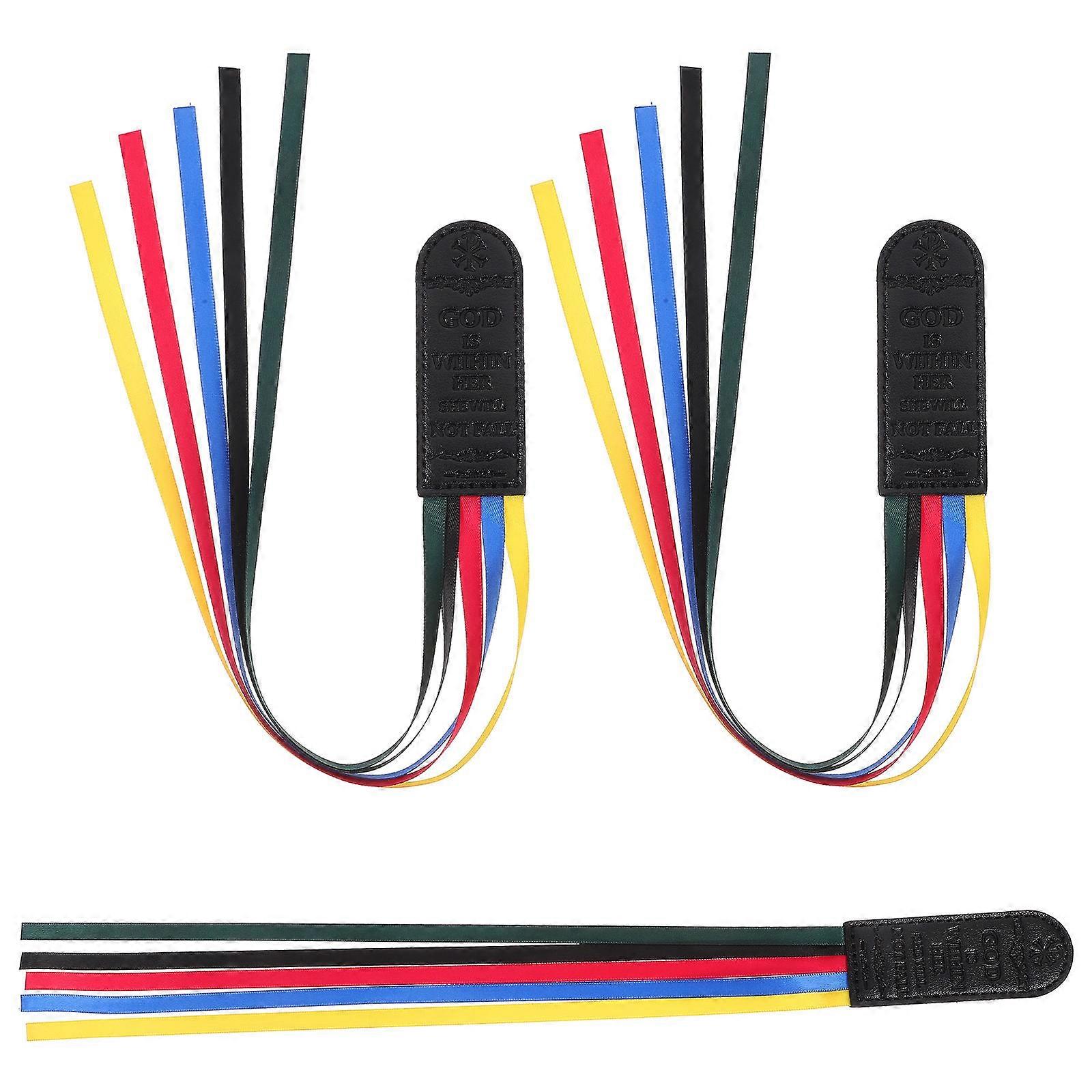 Ribbon Page Marker 12 Pcs For Reading Study Gift Giving Ideal For Students Teachers Black