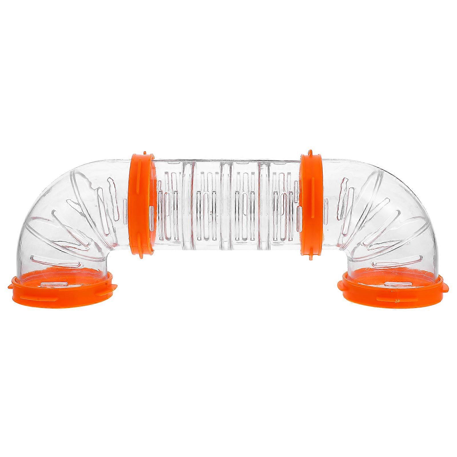 5 Sets Of Transparent Hamster Cage External Tubes For Pets Featuring Sturdy Play Tunnel Design Suitable For Indoor And Outdoor Use