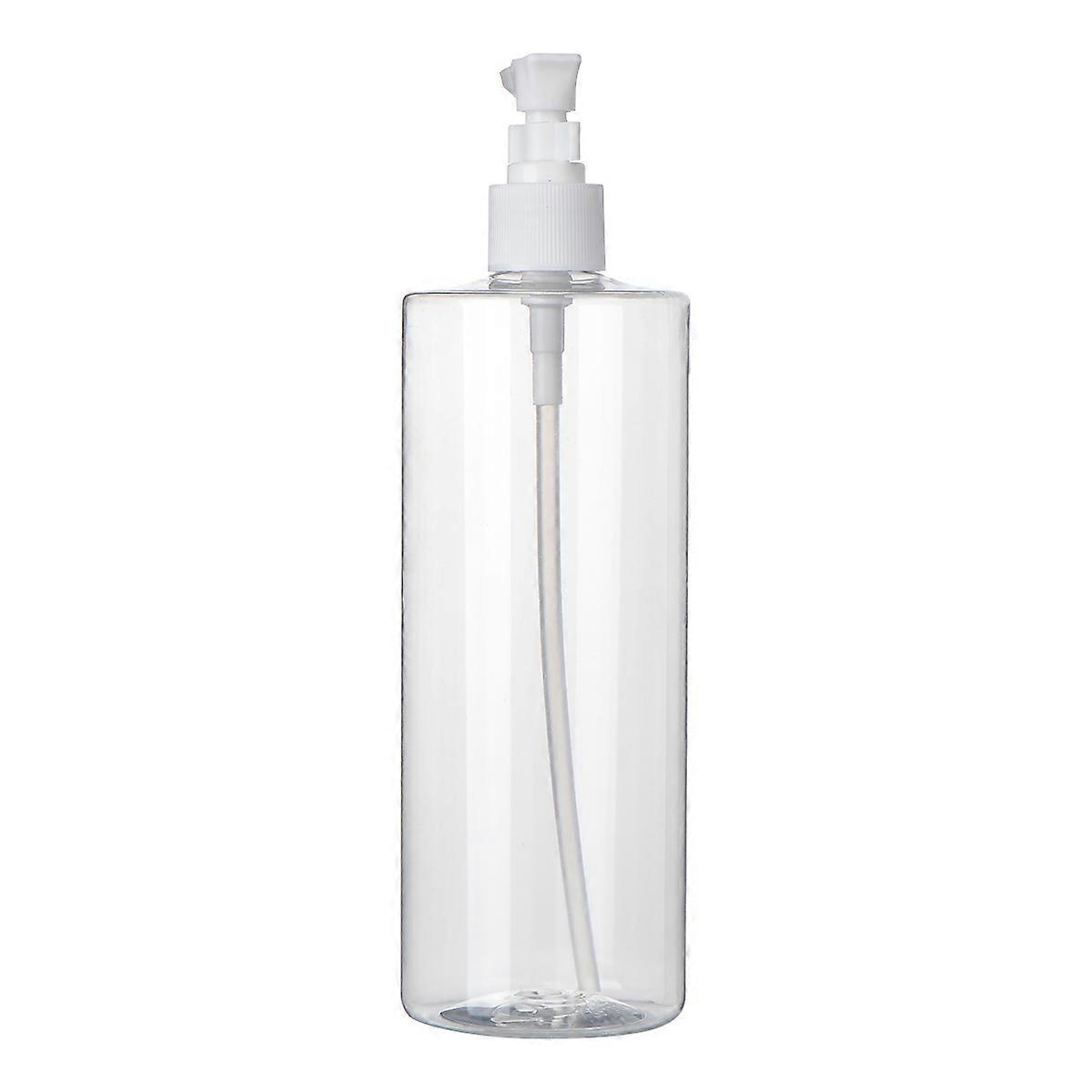 Cosmetics Refill Bottle Simple Design 3pcs 500ml Transparent Storage Bottle for Emulsion Hand Washing Home Use
