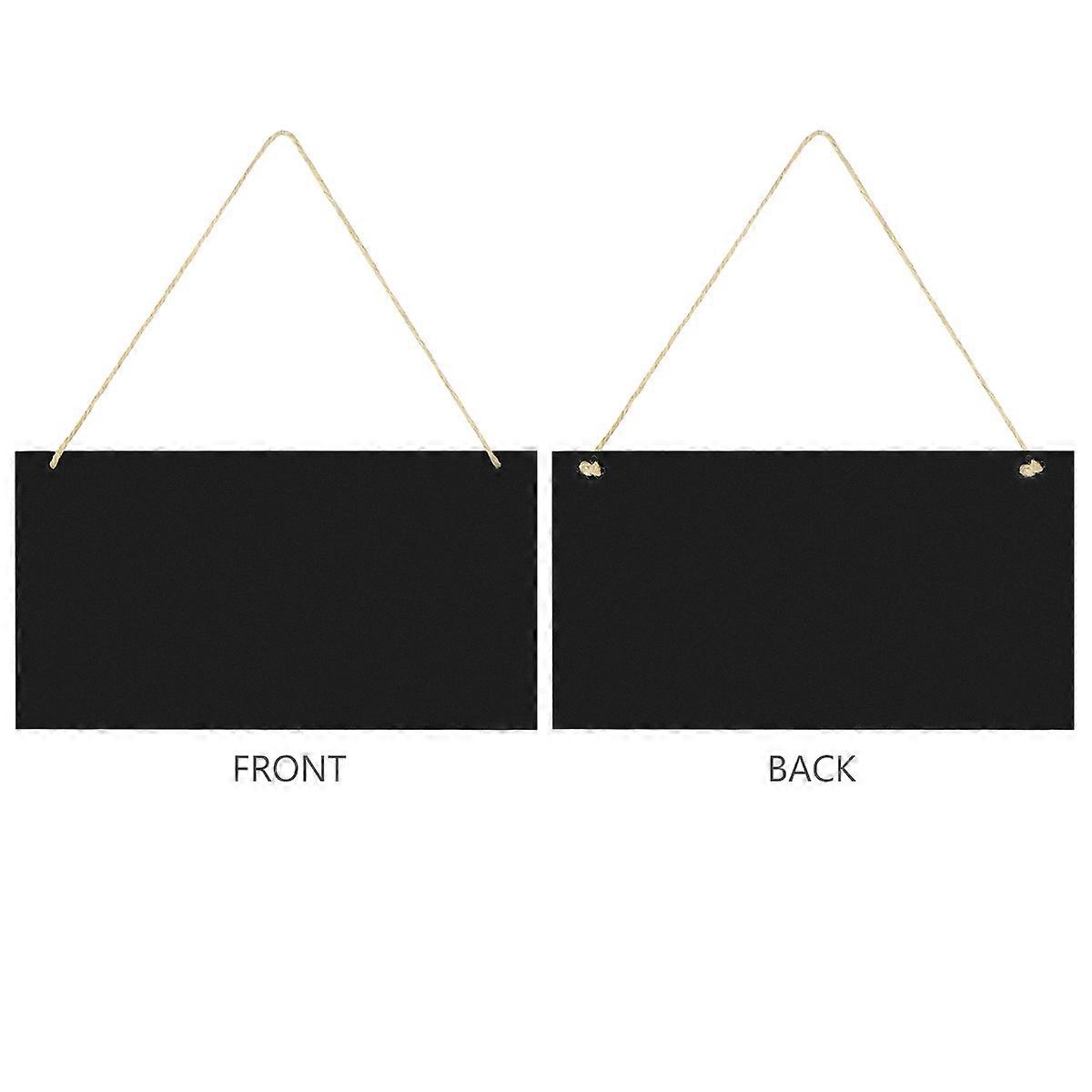 Erasable Blackboard Signage 2Pcs Message Board For Restaurant Menu Display 26Cm X 14Cm Perfect For Various Occasions