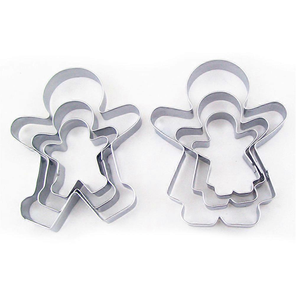 Stainless Steel Molds 3Pcs Silver Baking Mold Versatile Use DIY Cake Mold for Baking Use