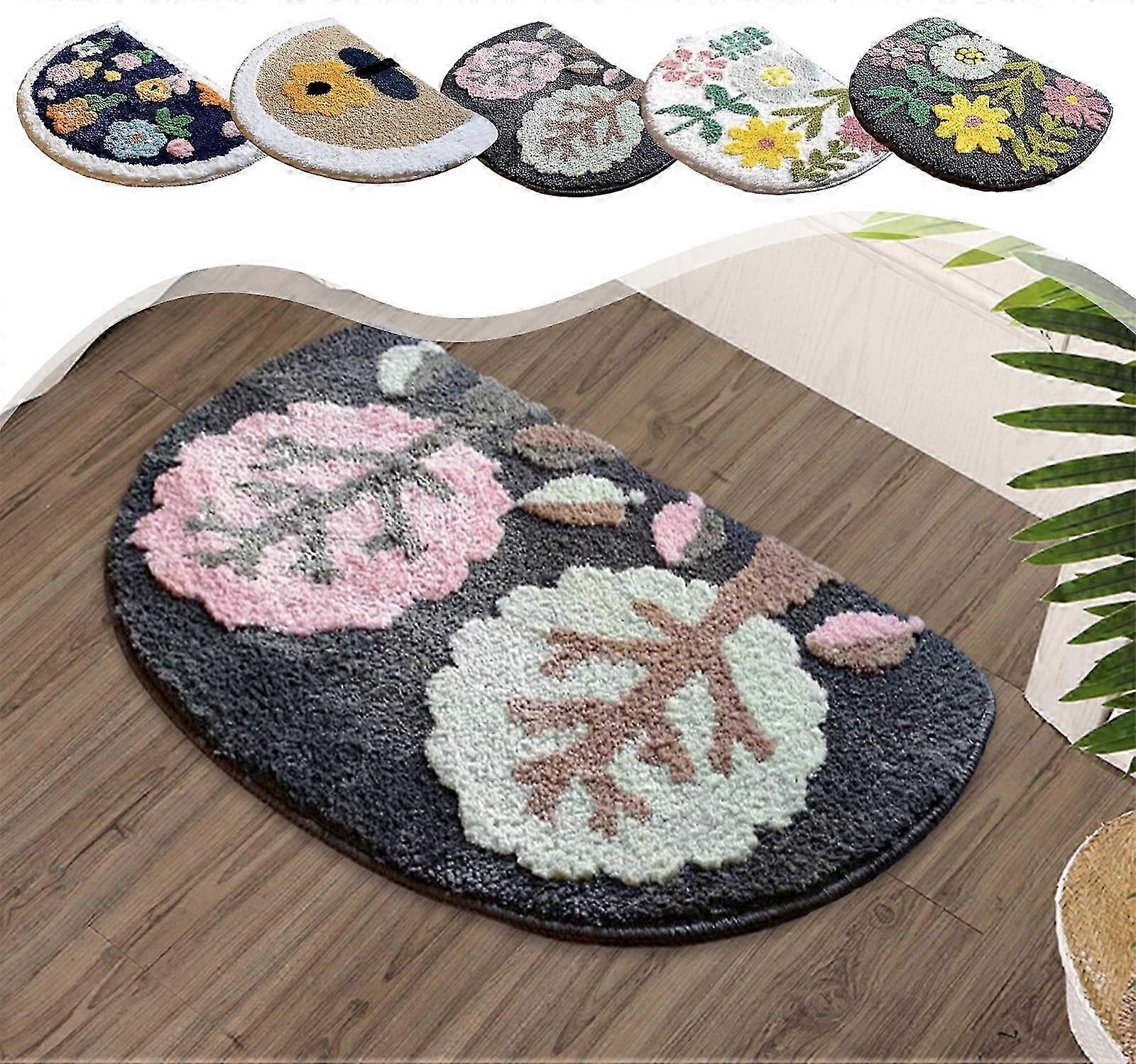 RFUGUG Bath Rugs, Non Slip Absorbent Plush Bathroom Mats, Soft and Comfortable Home Decor Aesthetic Floor Mats, 16x24 in 2025