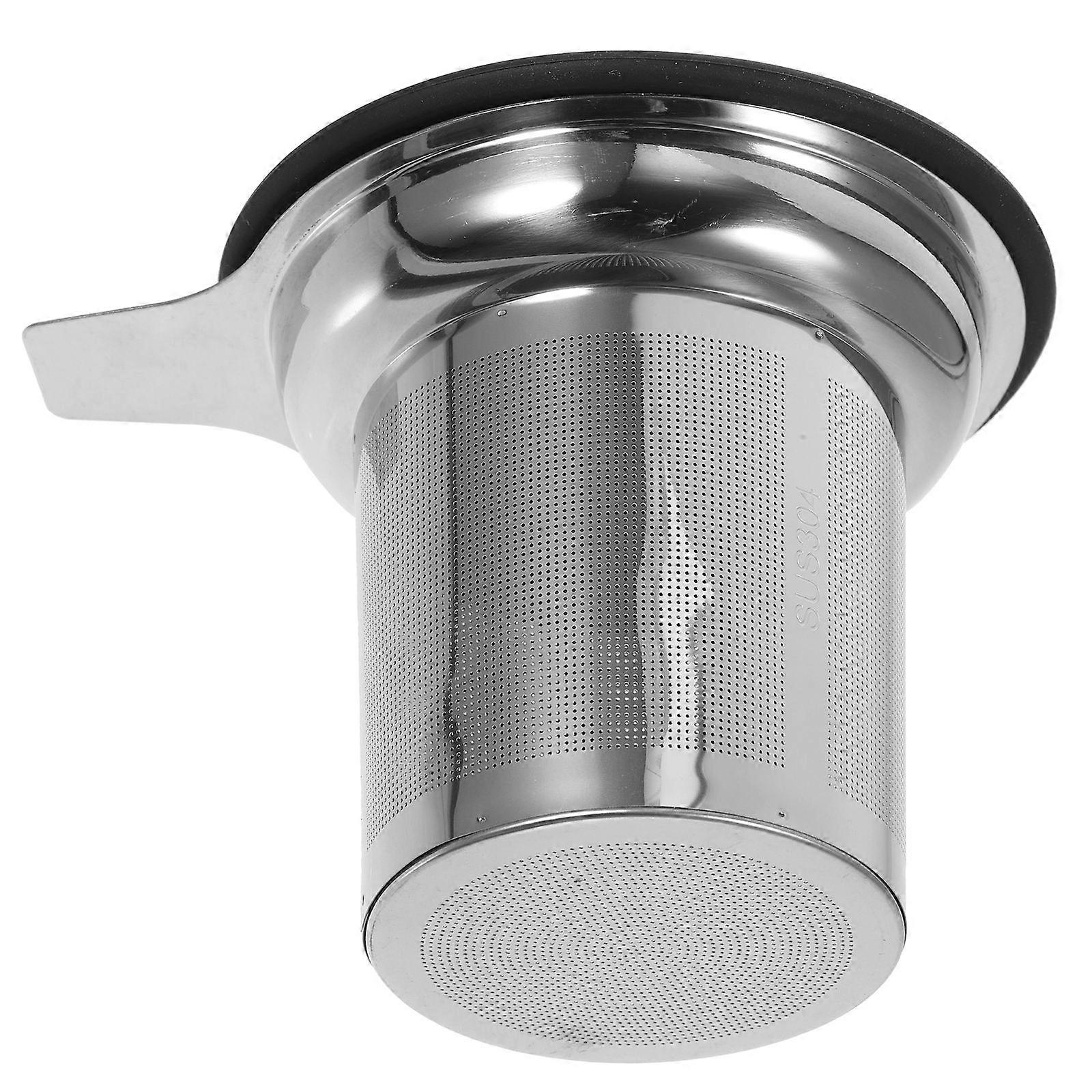 Tea Infuser Stainless Steel Tea Strainer for Home Use 4Sets Silver