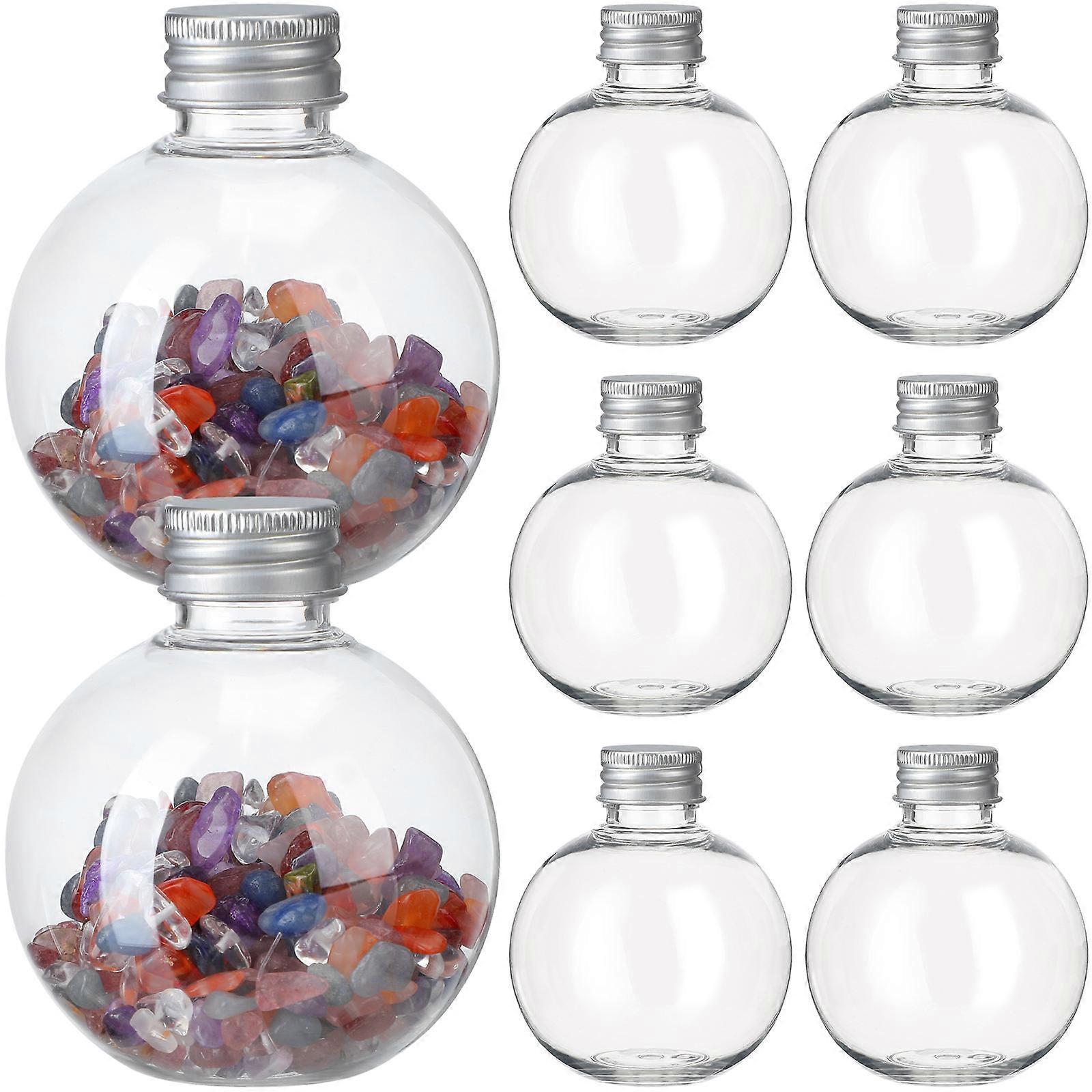 Plastic Bottle Decoration Fillable Container for Storage 100Pcs
