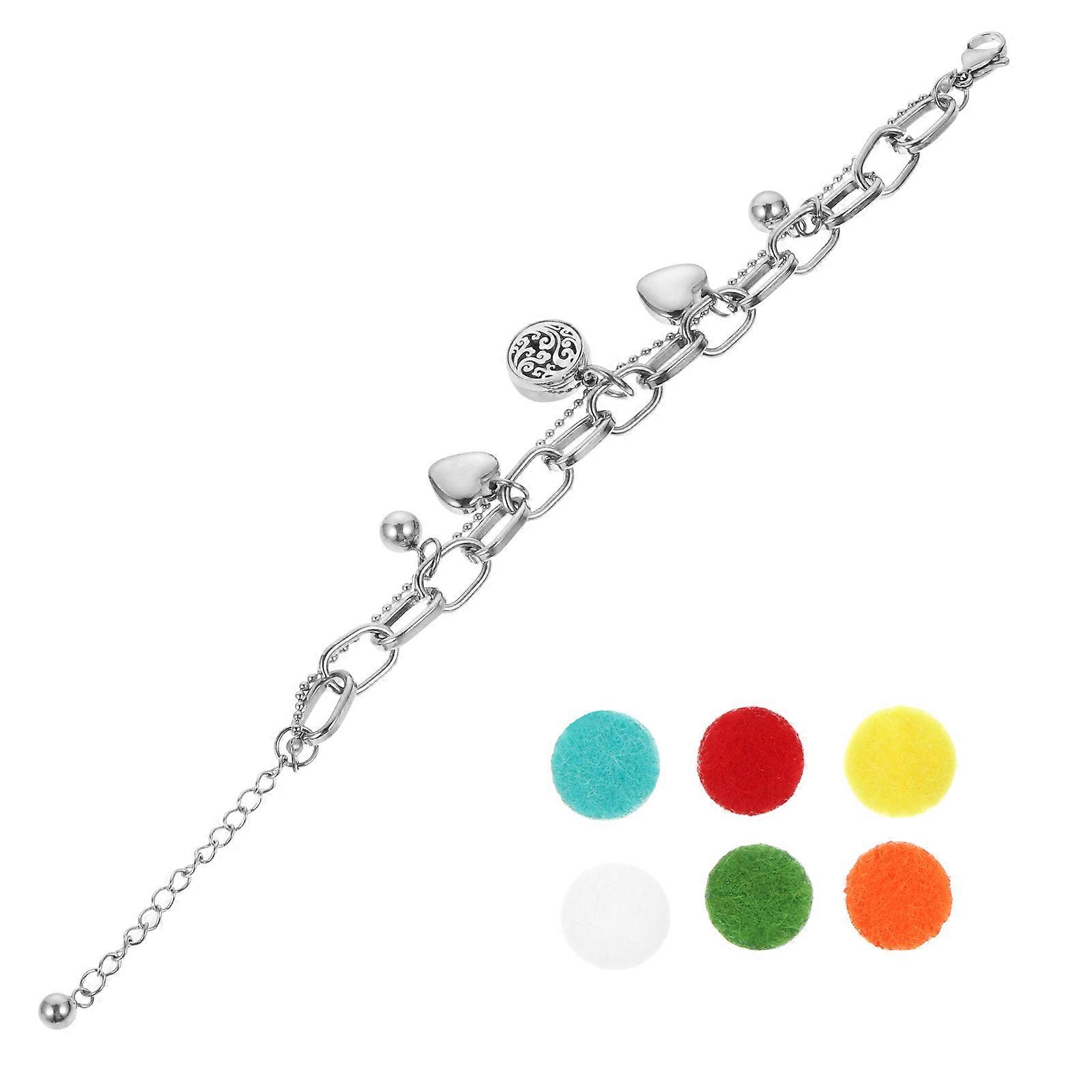 Aromatherapy Bracelet Creative Wrist Pendant for Adornment 2Sets