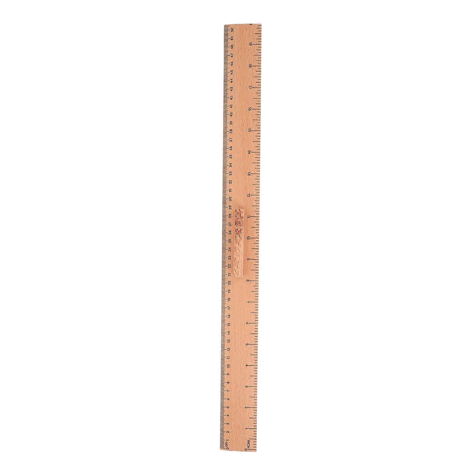 Wood Ruler for Sewing and Crafting with Precise Measuring 1 Piece
