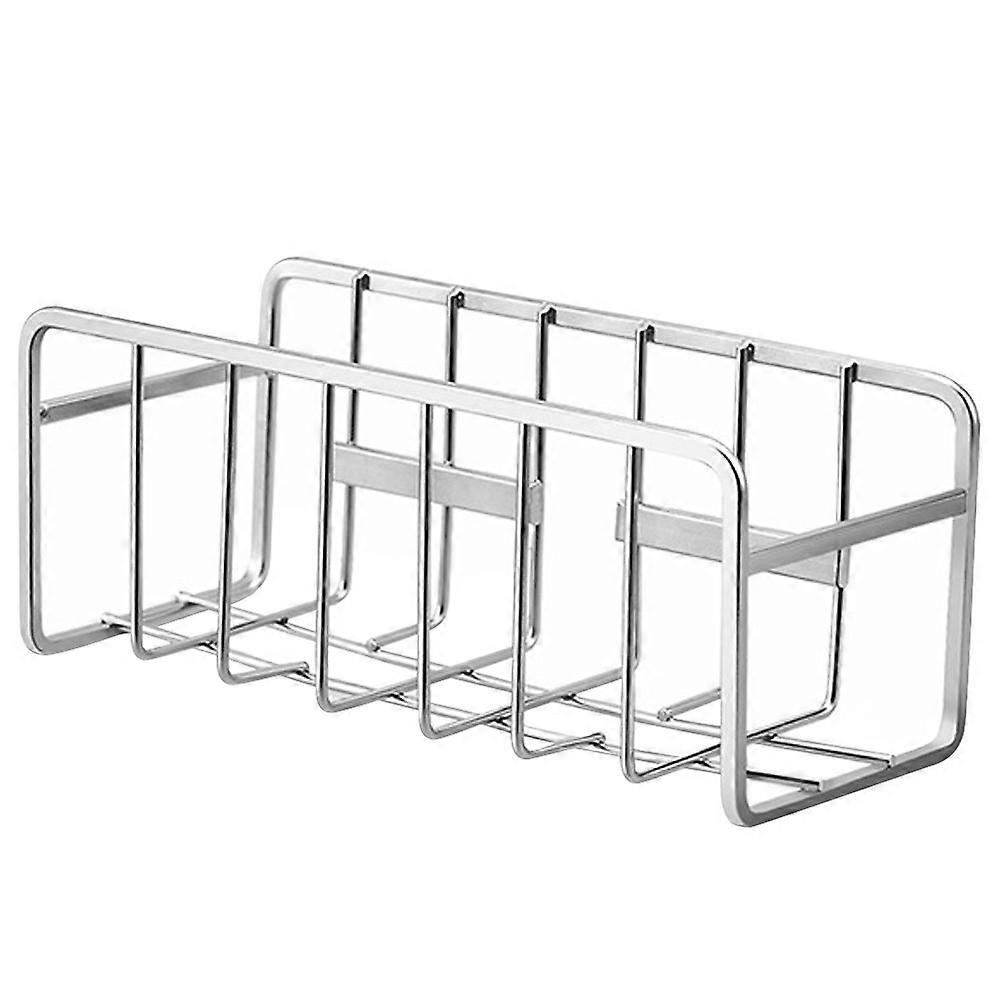 Multifunctional Sponge Holder Stainless Steel Hanging Rack for Kitchen Use 3Pcs