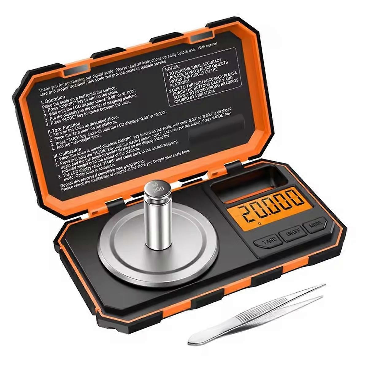 0.001g Digital Scale 20g Portable Mini Scale Precise Graduation