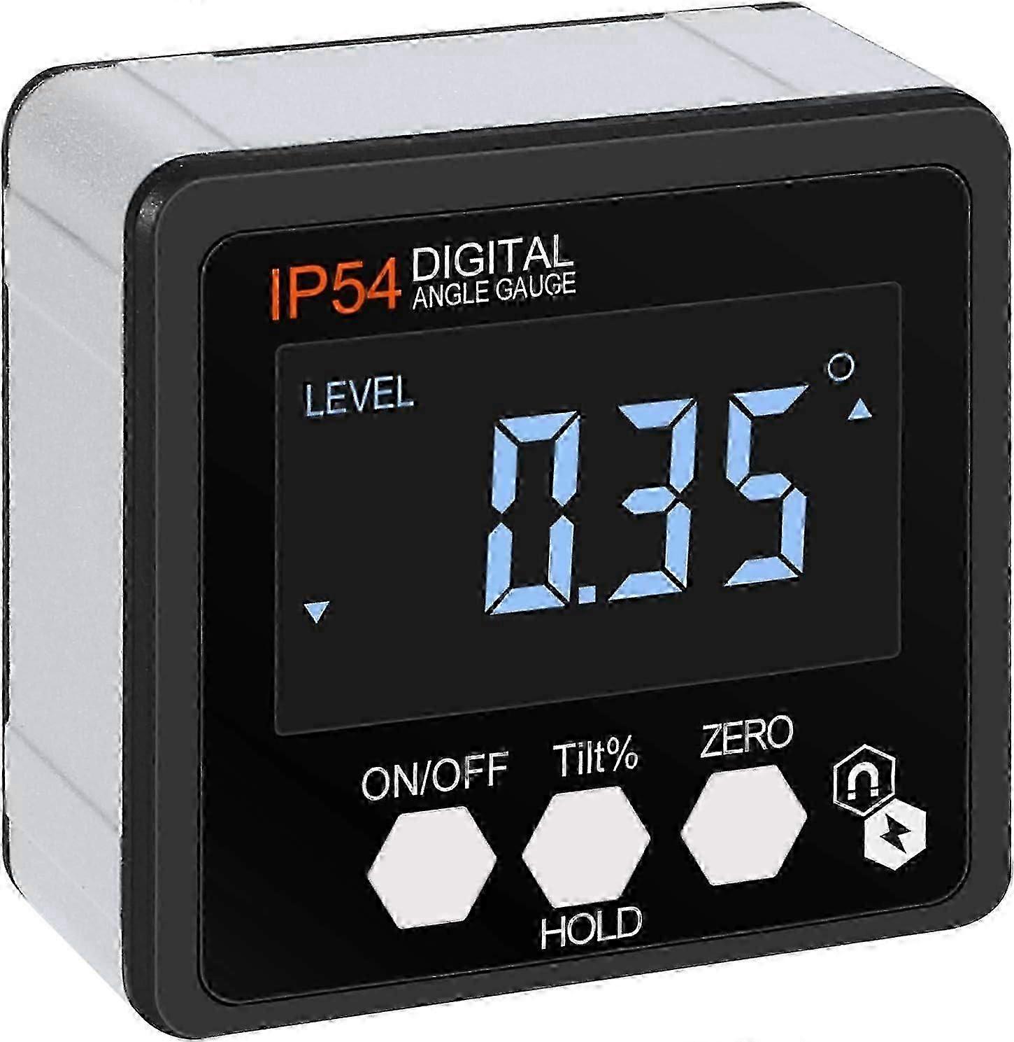 Digital Inclinometer Magnetic LCD Portable Digital Inclinometer Inclinometer Level with Backlight IP54 Waterproof