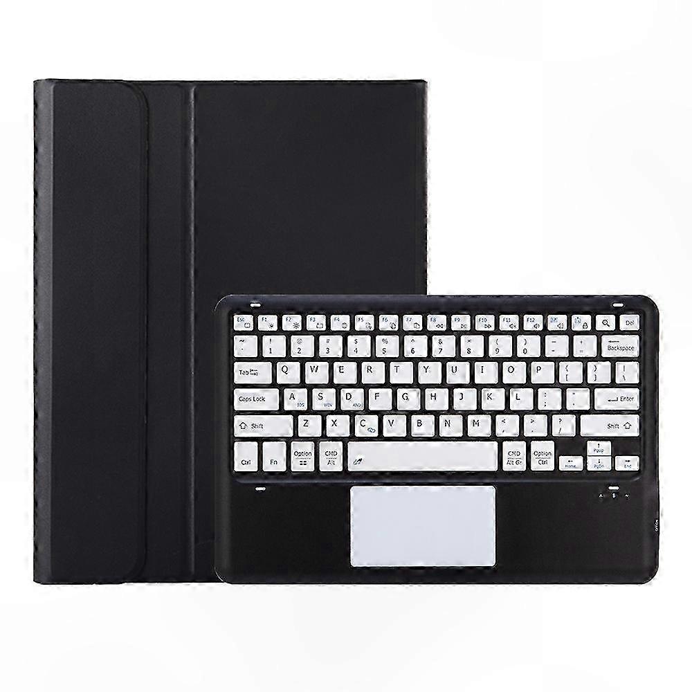 Detachable Bluetooth Keyboard Leather Case for 10 Inch Tablets with Touchpad Support