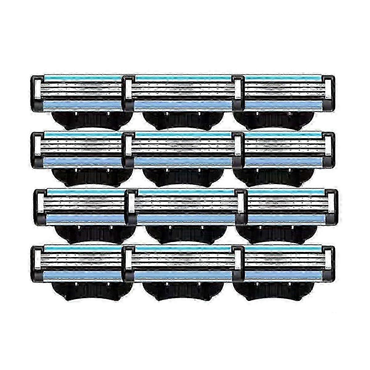 Exquisite 24pcs Blades Refills, Manual Mach 3 Blades Refills For Mach 3 Mens Blade Refills