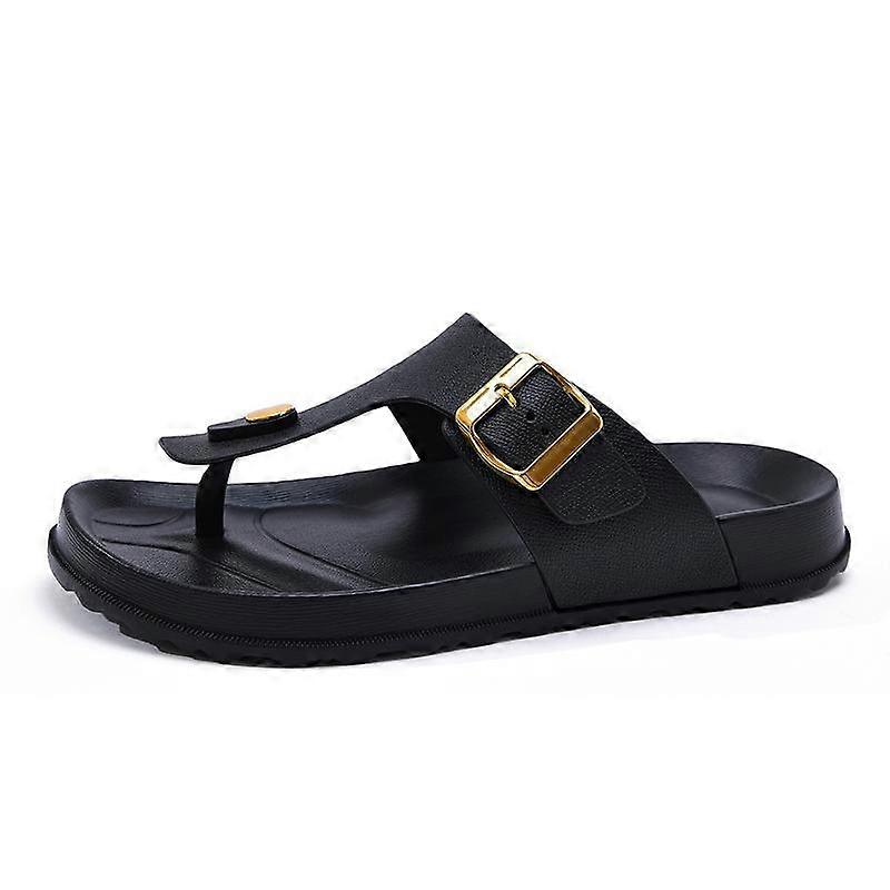 Men's Stylish Buckle Flip Flops Comfortable Slip On Beach