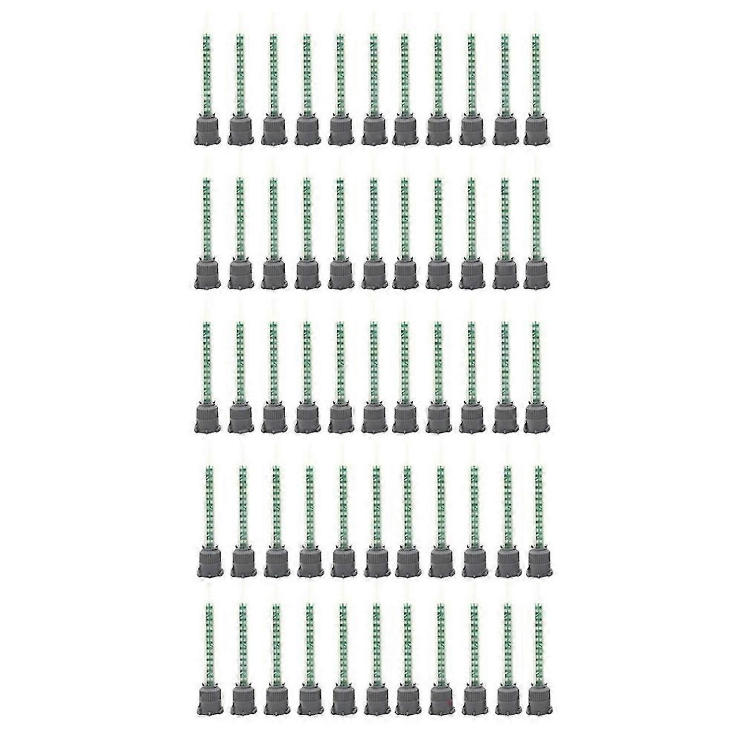 50Pcs Epoxy Adhesive Mixing Nozzle Static Mixing Nozzle MB5-16 Mixing Tube (1:1Ratio) for AB Glue Mi