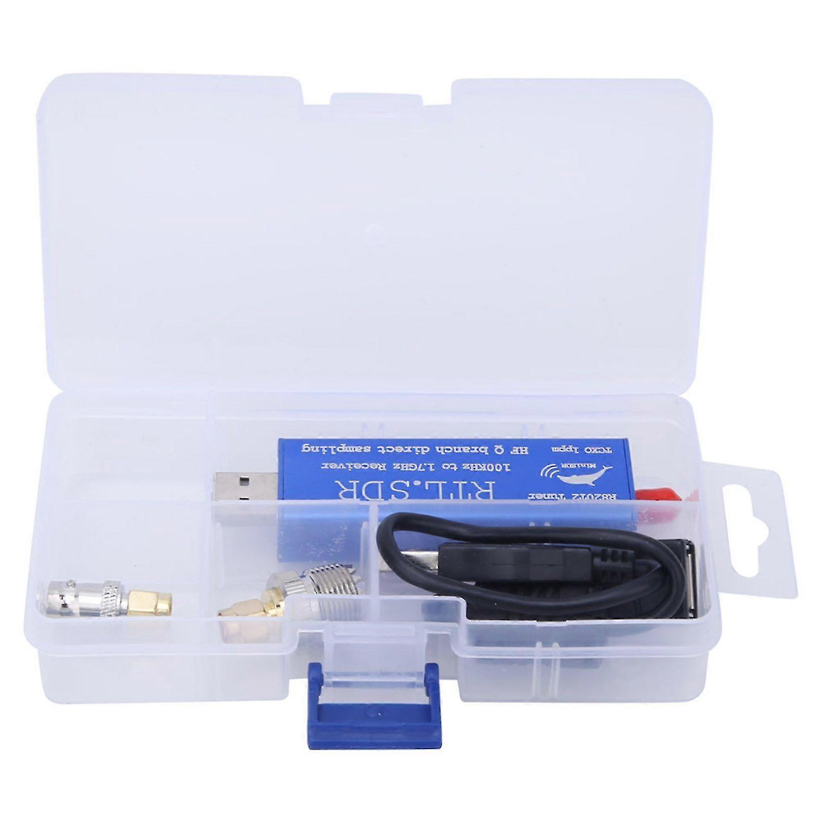 100KHz-1.7GHz Tuner Receiver USB Powered UHF VHF RTL-SDR Receiver RTL2832U R820T2 Chipset