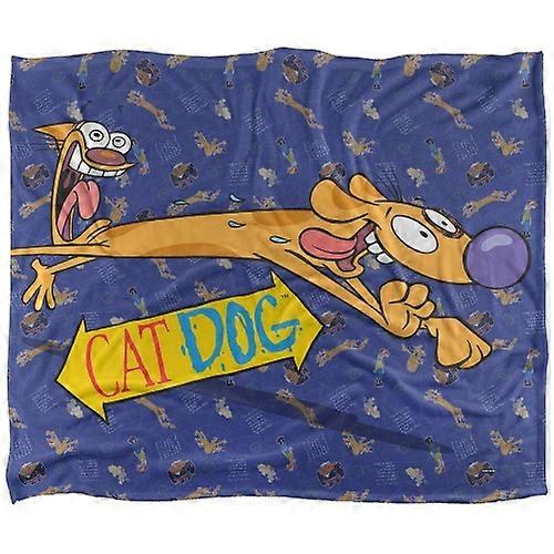 CatDog Silky Running Supersoft Blanket