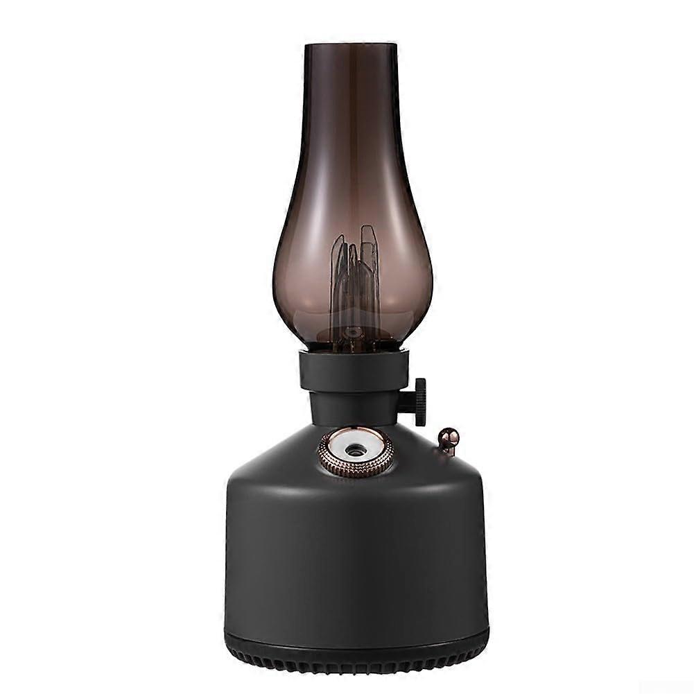 Vintage Dimmable Rechargeable Aromatherapy And Humidifier Retro Oil Diffuser Stepless USB Dimming Soft Night Light Gray