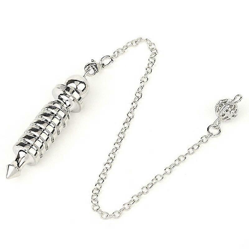 Practical Screw Shape Pendule Pendulum Pendant for Divination Chakra Balancing
