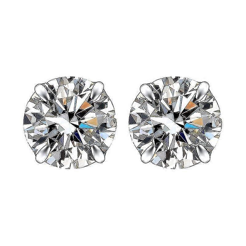 925 Sterling Silver Cubic Zirconia Stud Earrings