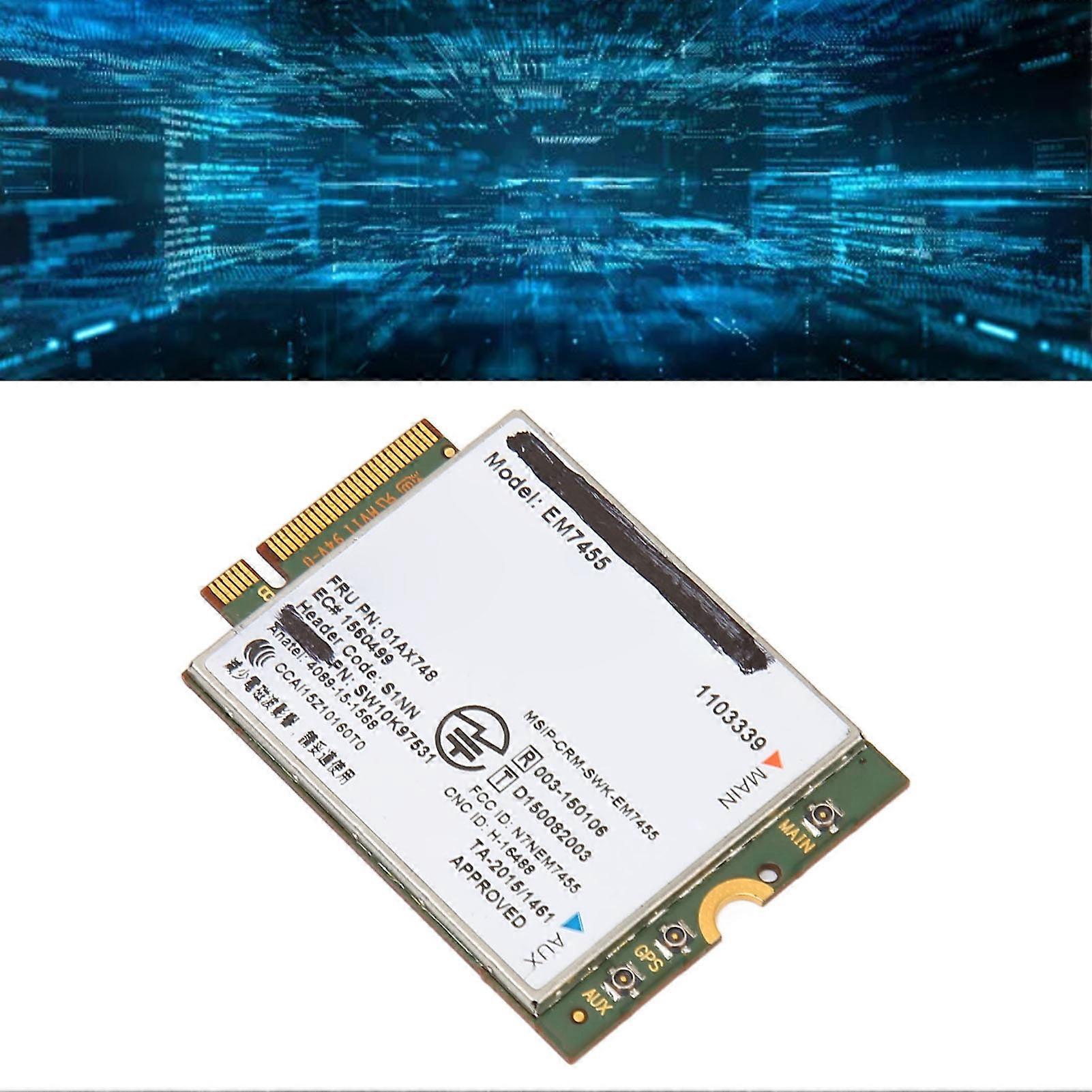 4G LTE Network Card EM7455 300Mbps Multi Band Compatible Wireless Network Card Module for Thinkpad T460 T460p L560 P50 