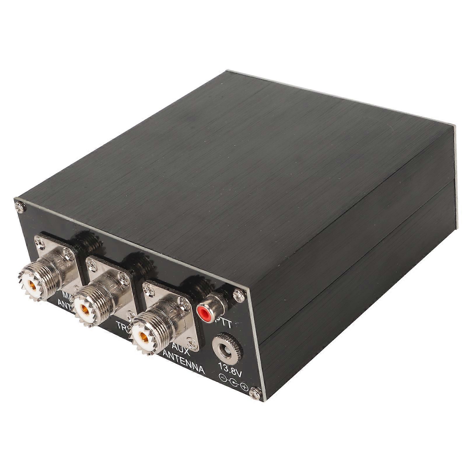 QRM Eliminator X Phase HF Bands 1.8MHz‑30MHz Adjustable Built in PTT Control Aluminum Alloy Signal Canceller 