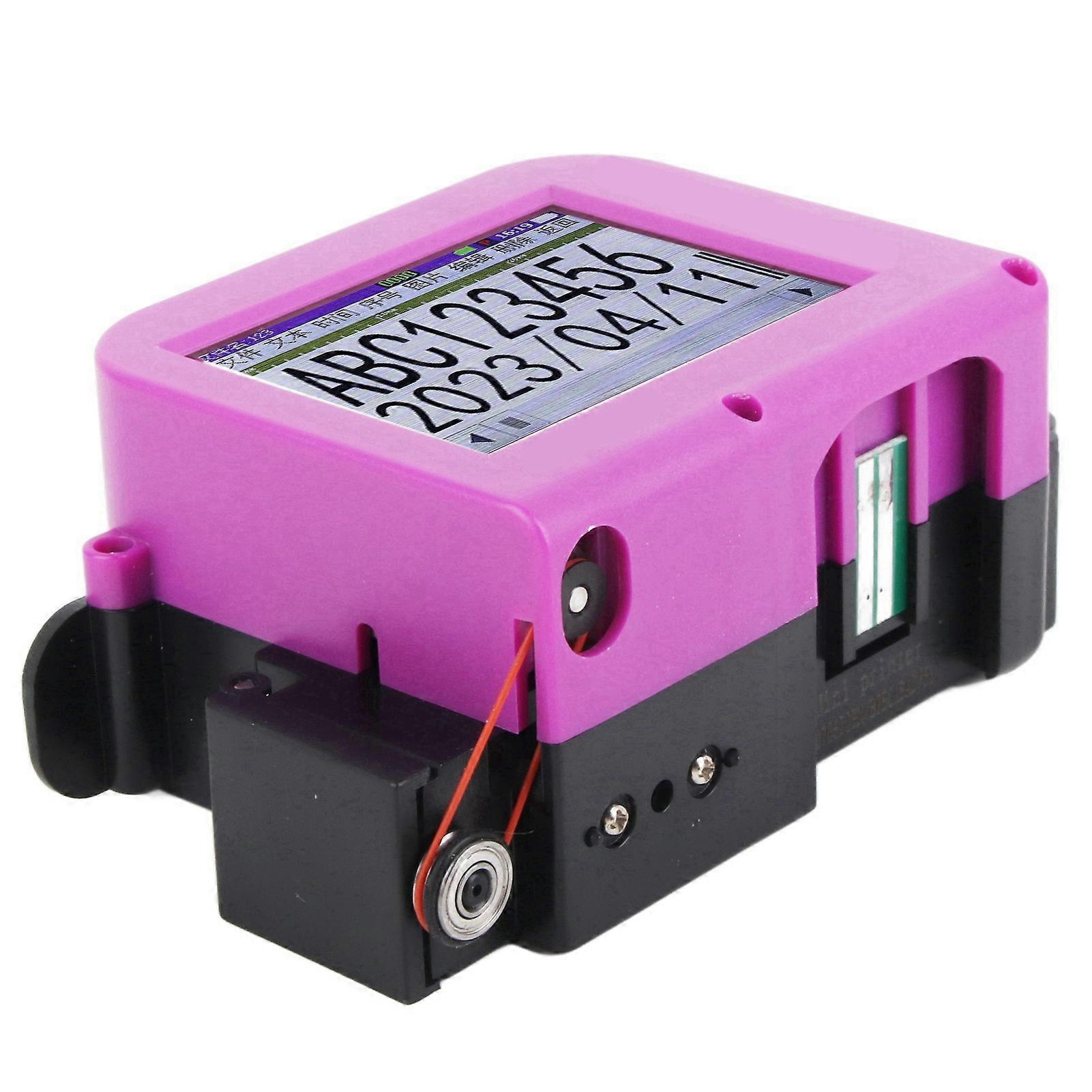 Handheld Inkjet Printer Portable LED Touch Screen Inkjet Coder for Logo Date Label No Cartridge