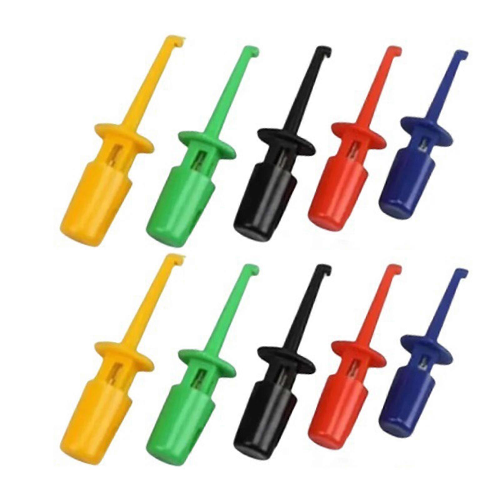 Small Circuit Testing Clip Multifunction Electrical Testing Clip Engineering Test Accessories for Electronics Work Multicolor