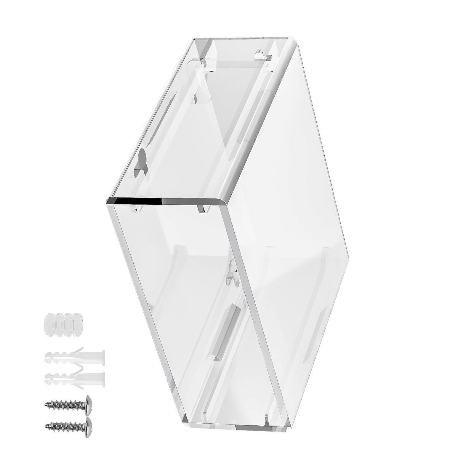 Enhances Acrylic Support Case For MiniM4 Wall Mount Cover Shell With Bottom Power Switcher Access And Simple Setups Multicolor