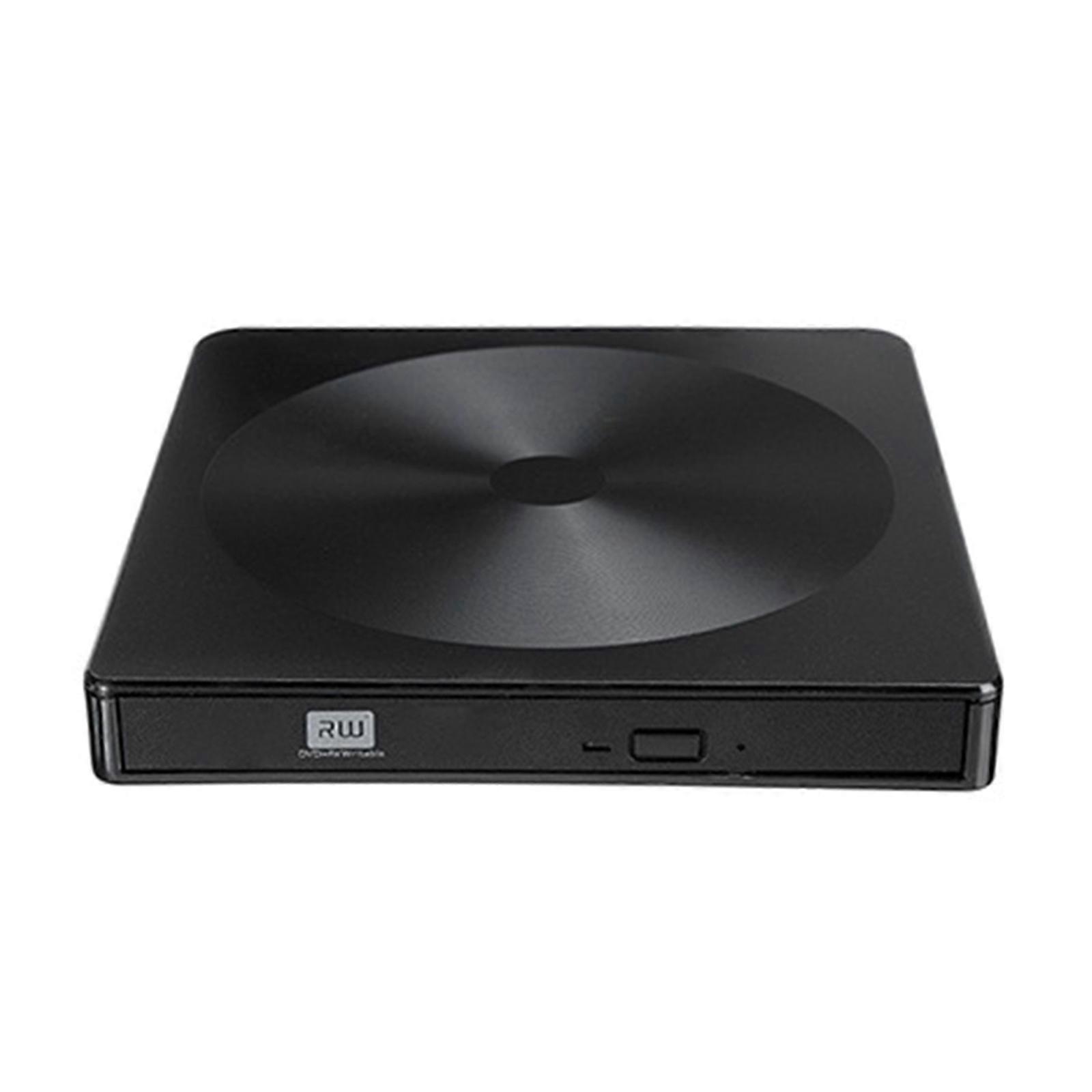 External DVD Writer and Reader, USB 3.0 and Type C DVD Player Optical Drives Burners for Laptops and Desktop Multicolor