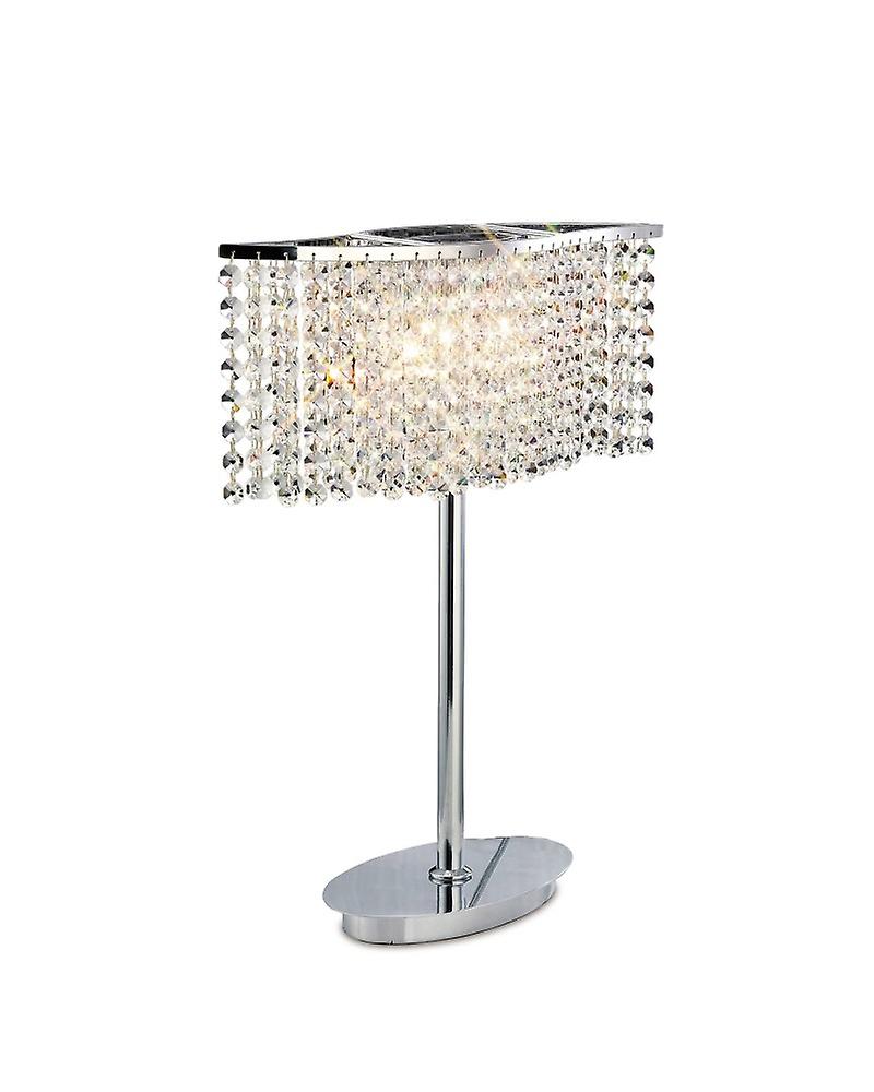 Fabio Table Lamp 2 Light G9 Polished Chrome/crystal