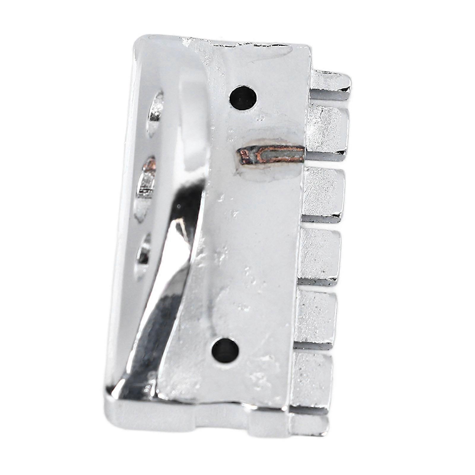 Headless Guitar String Lock 6 String Electric Guitar Bridge Locking Nut Musical Instrument Accessories Silver