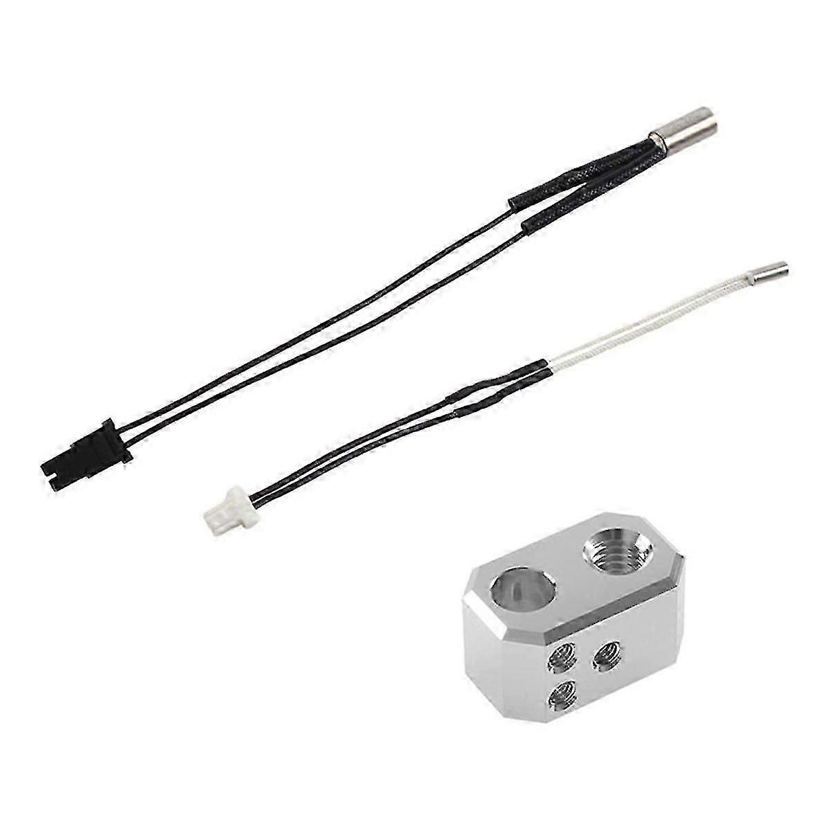 For Prusa MK4 24V 40W Heater Thermometer Line and Heating Block Kit for Prusa MK4 3D Printer Extruder Parts