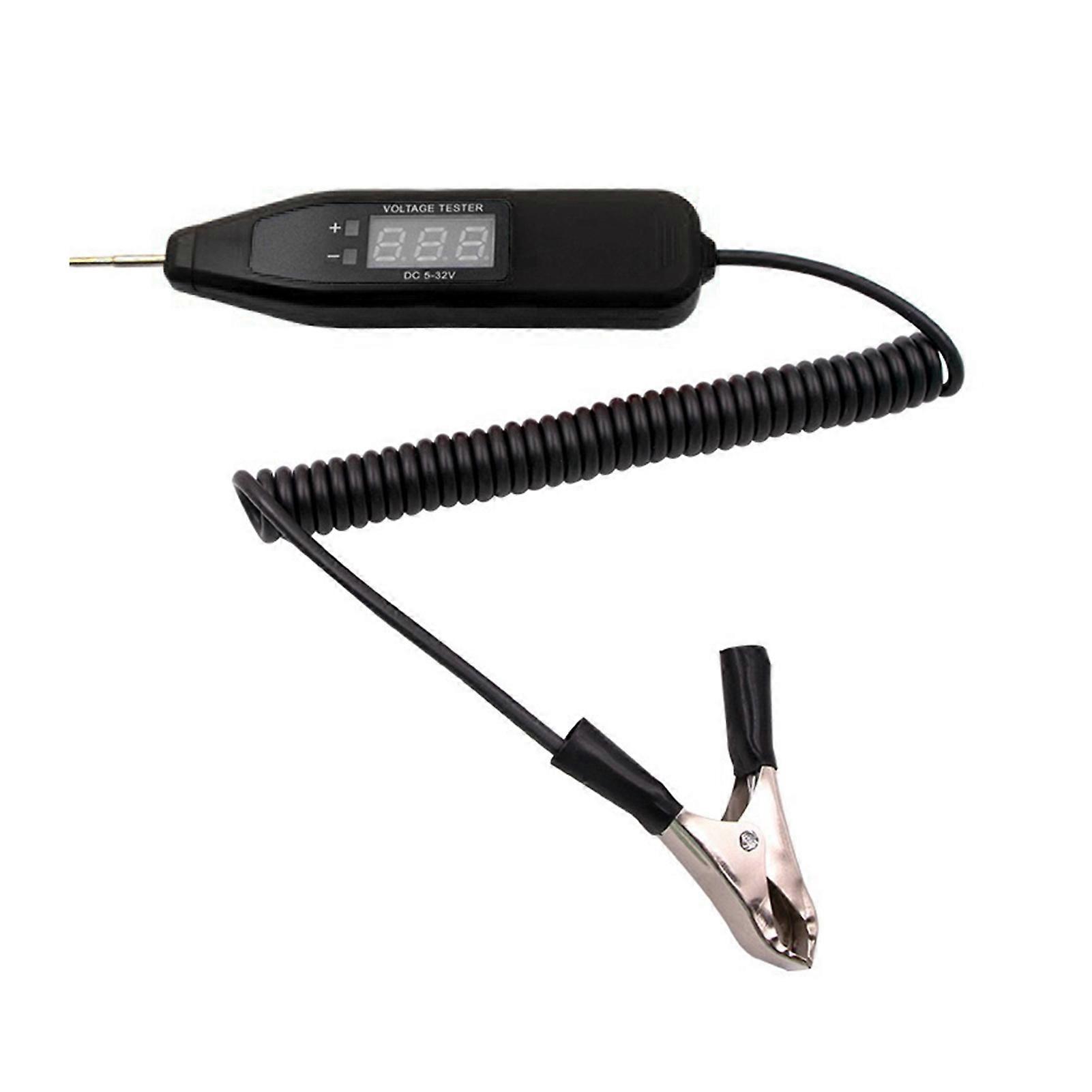 Automotive voltage detector 5-32V LCD digital display tester pen