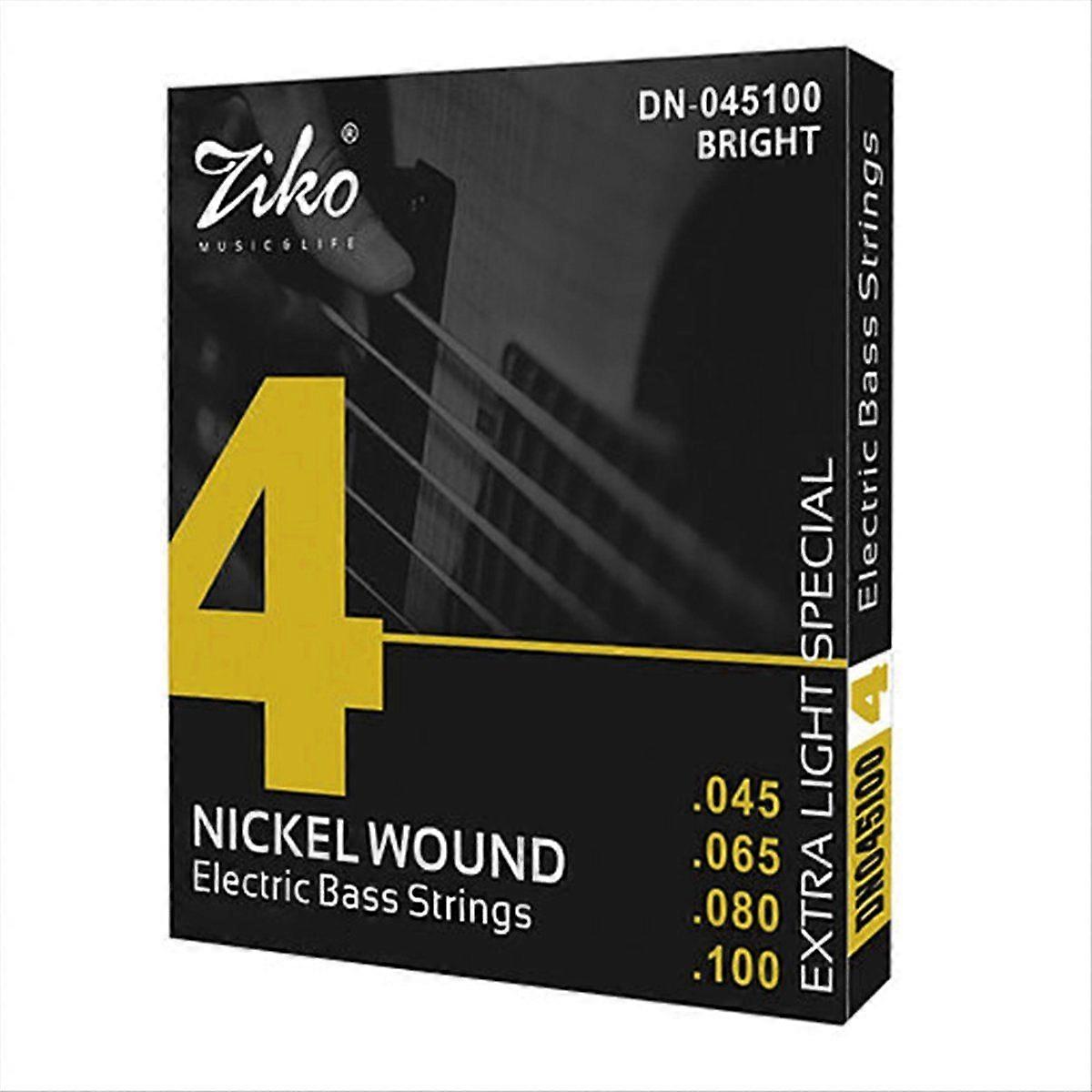 -045 4 Strings Bass Carbon Steel Hexagonal Alloy Beginner Professional Practice Strings