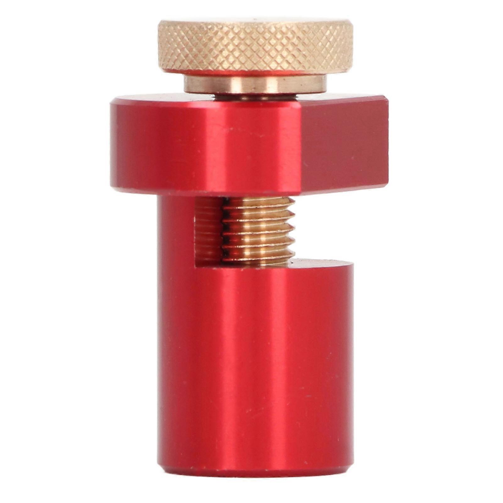 19mm Bench Dog with Thumb Screw Aluminum Alloy Woodworking Table Stop Non Slip Workbench Limiting Block Red