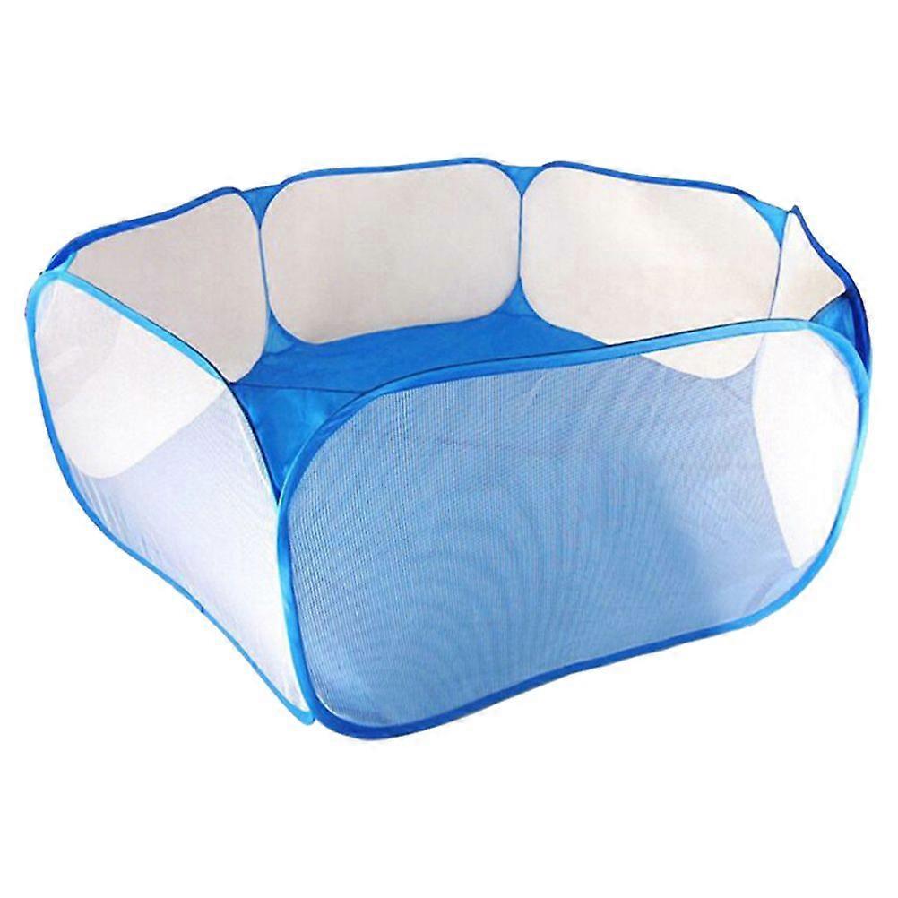 1pc Playpen Ball Pool Net Foldable Ball Pool Tent Ocean Balls Fence Ball Pit Playpen (Blue)