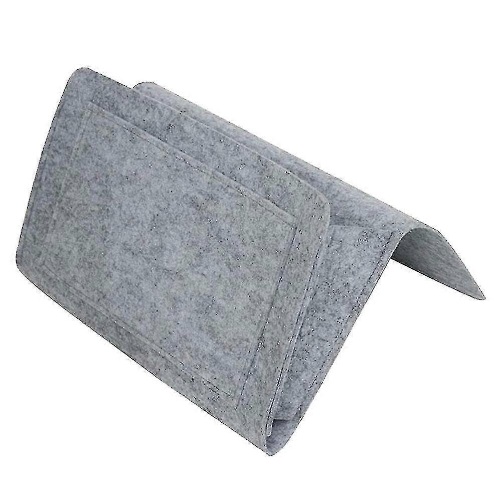 Bedside Felt Storage Bag With Pockets Bed Sofa Desk Hanging Organizer For Phone Magazines