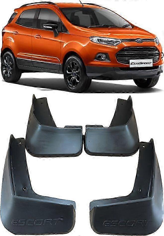 Front &amp; Rear Molded Splash Guards Mud Flaps For 2013-2017 Ford EcoSport