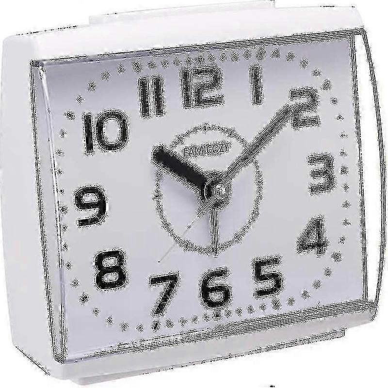Analogue Alarm Clock For Elderly,quiet Non Ticking With Snooze And Backlight,crescendo Loud Alarm,big Numbers For Easy Reading,battery Opera