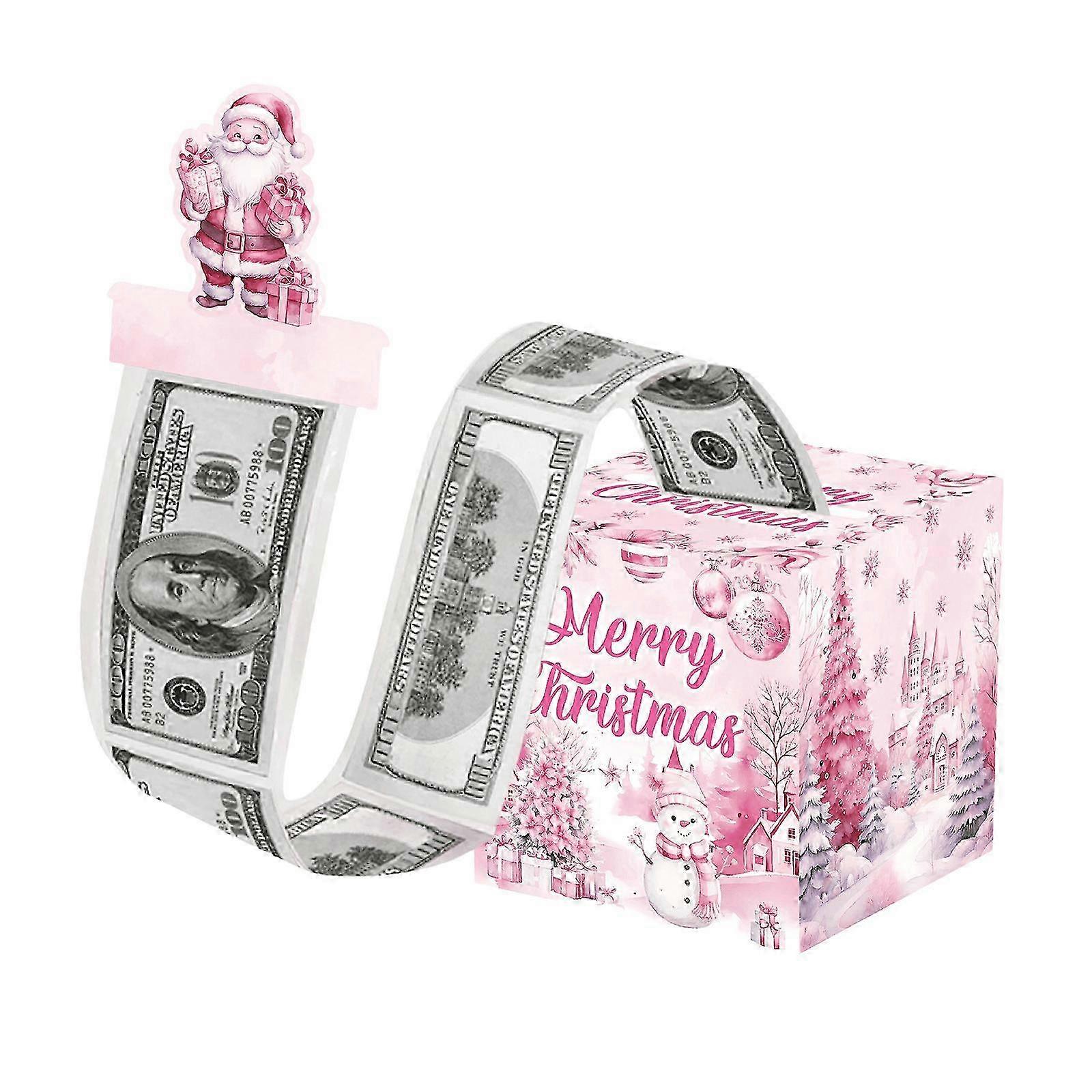 Christmas Party Money Box for Gift Exchange with Secure Closure