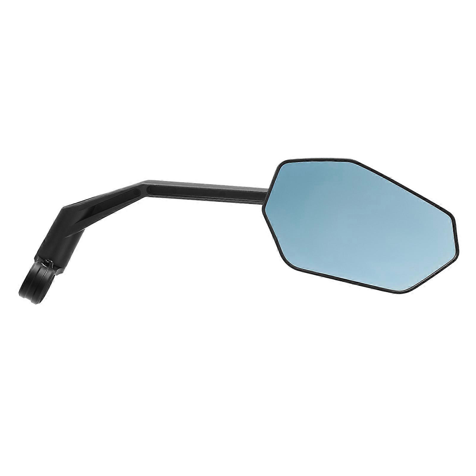 High Visibilities Gibbous Rearview Mirror For Bicycles Features 360 Rotation Durability Frame and Easyly Installation Multicolor