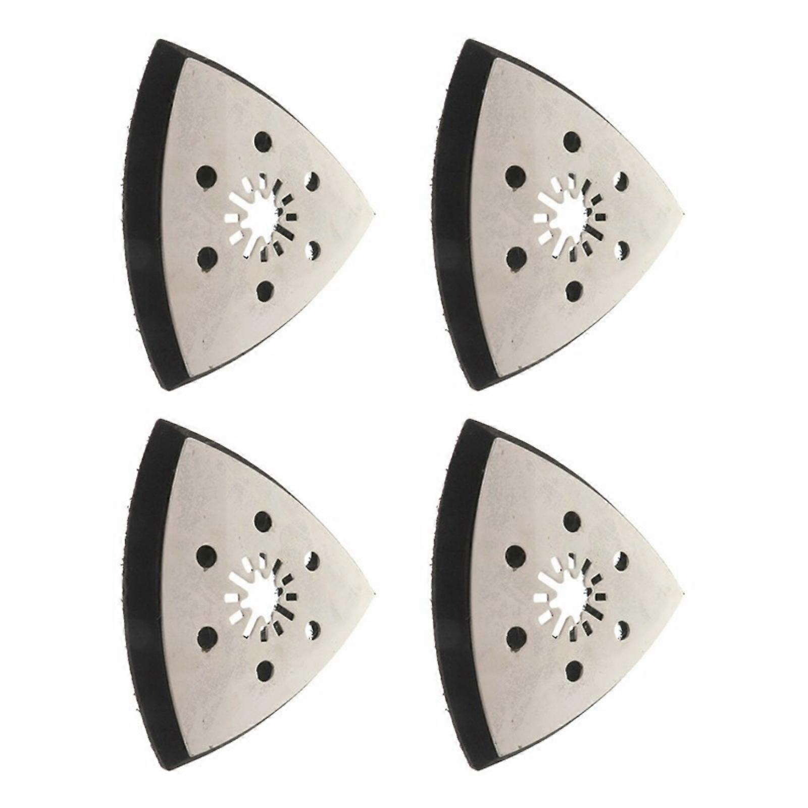 Triangular Sandpaper Mounting Disc 93mm Ergonomic Design Suitable For Extended Use On Woodworking Metalworking Projects Multicolor