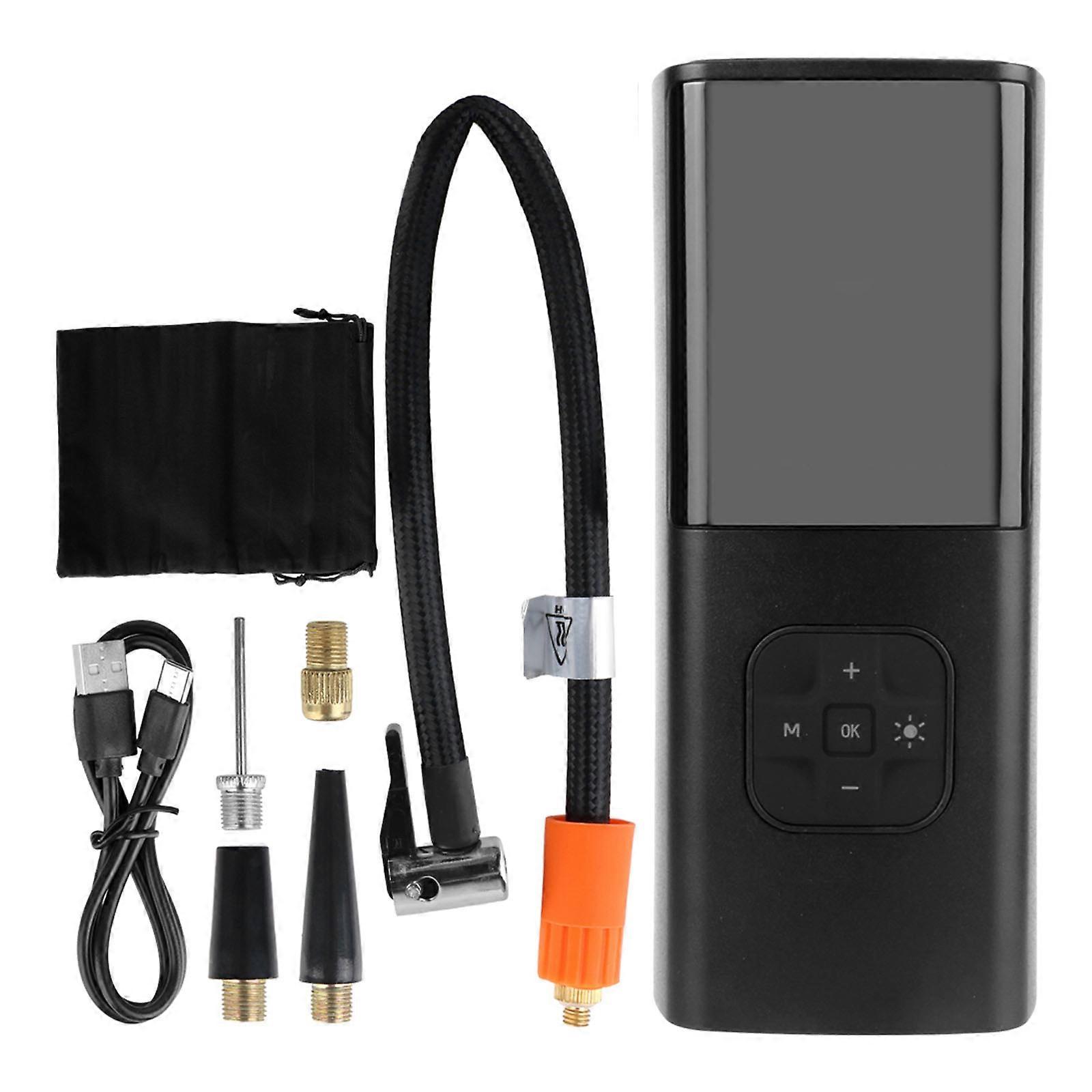 Portable Digital Tire Inflator Pump High Efficiency Tire Fast Inflation Easy Storage for Car Starting Device Maintenance Multicolor