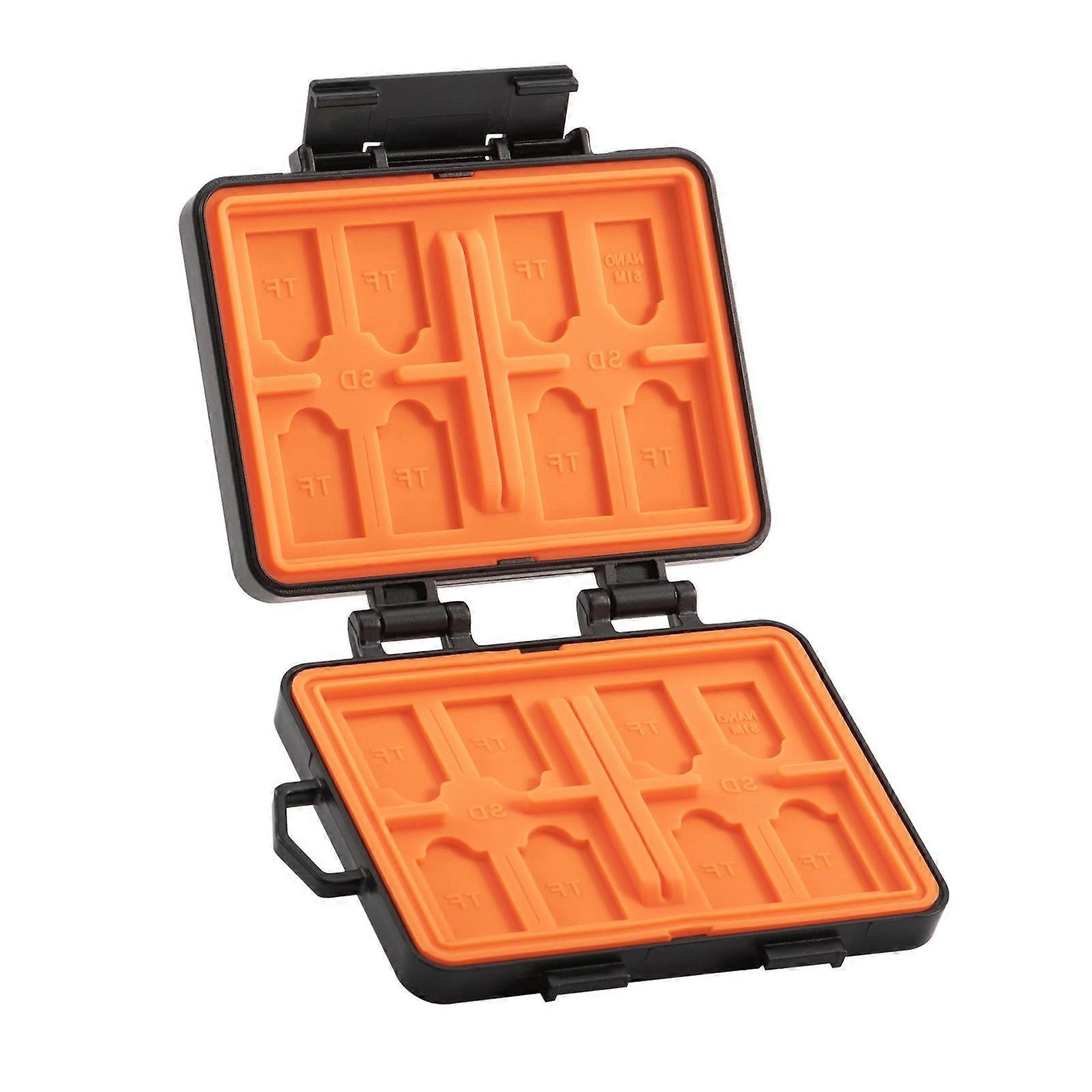 Memory Card Holder Case Box Multi Function For Small Memory Cards Storage Protections Box Multicolor