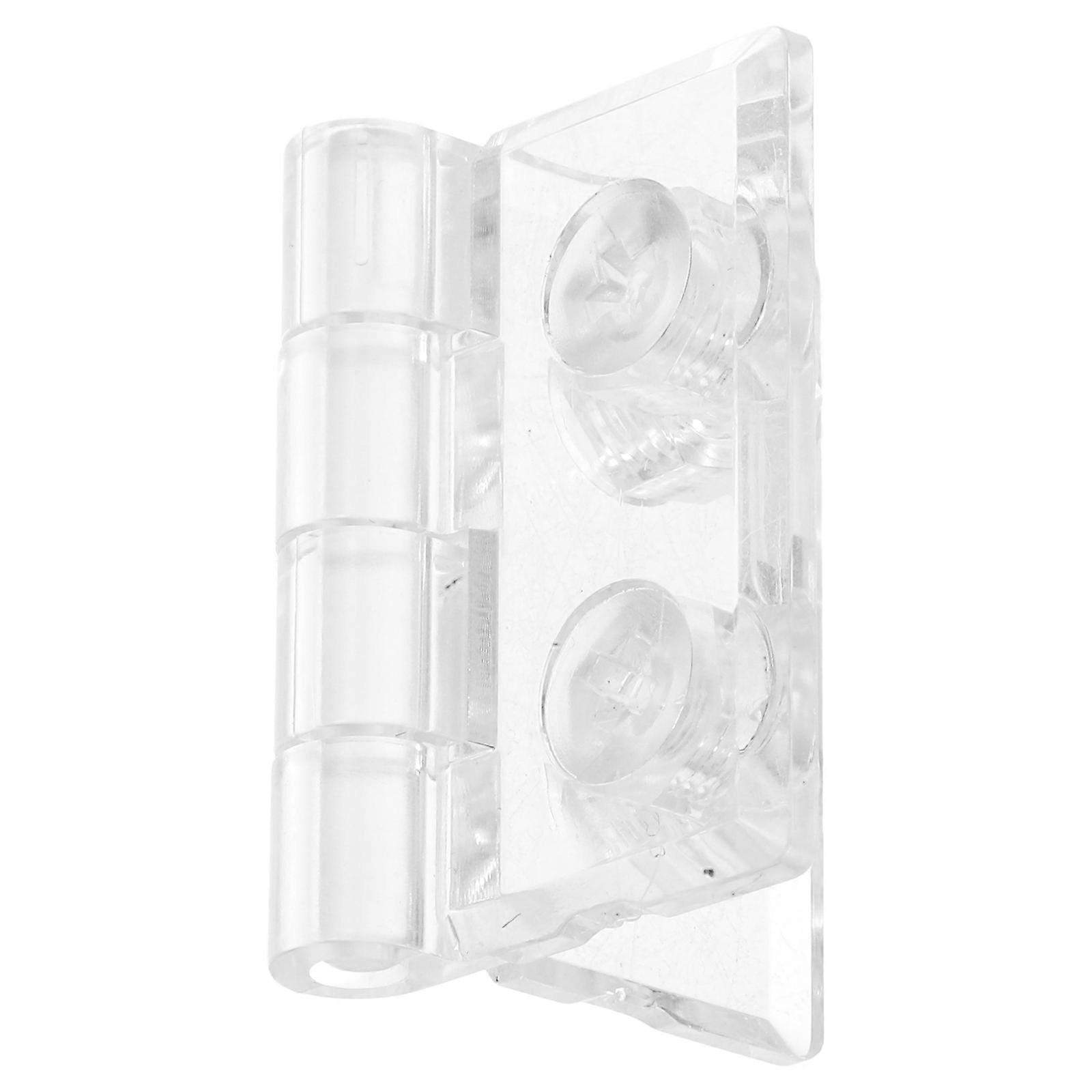 Clear Acrylic Hinge Frosted Cabinet Door Folding Hinge for DIY Use