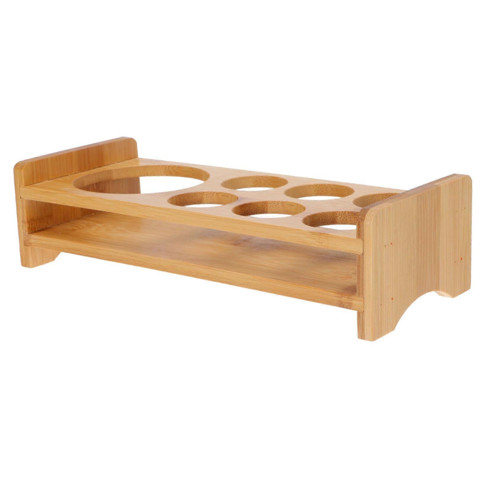 Wine Rack Display Stand with Smooth Surface for Home Kitchen Dining Room and Wine Cellar