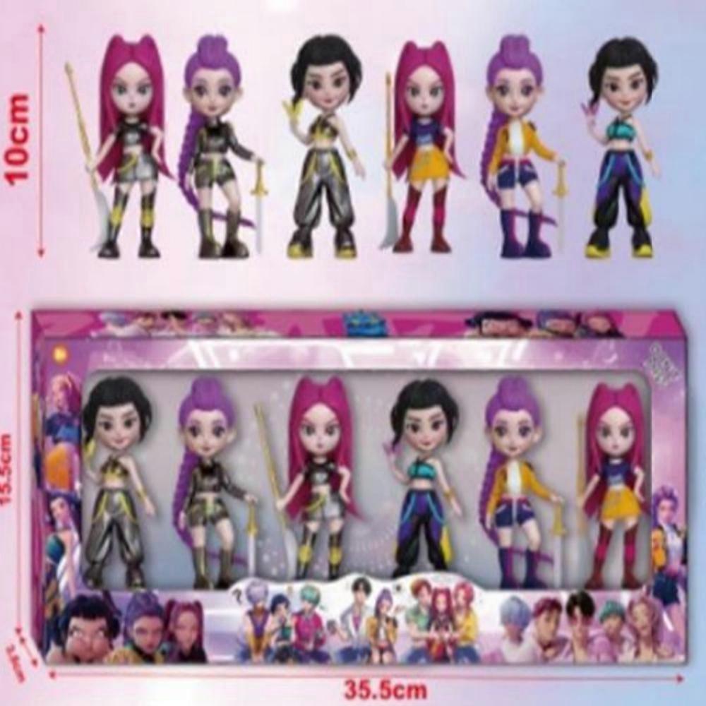 Figura De K-Pop Demon Hunters Rumi-Mira-Zoey De 30 Cm – Brazos Y Piernas Articulados, Ropa Intercambiable, Efectos De Sonido Temáticos, Ideal Para Fans Y Coleccionistas