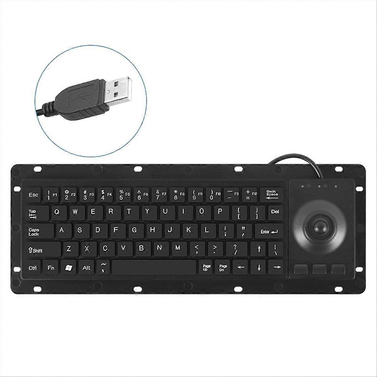USB Trackball Board Keyboards for Medicals and Security Systems