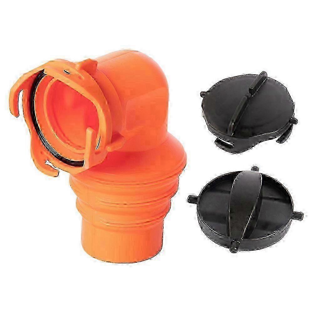 Rv Sewer Hose Kit Sewer Hose Connector Leakproof Connection Rv Owners 4.52X3.93X0.98IN 90 Degree Swivel Elbow 1 Set
