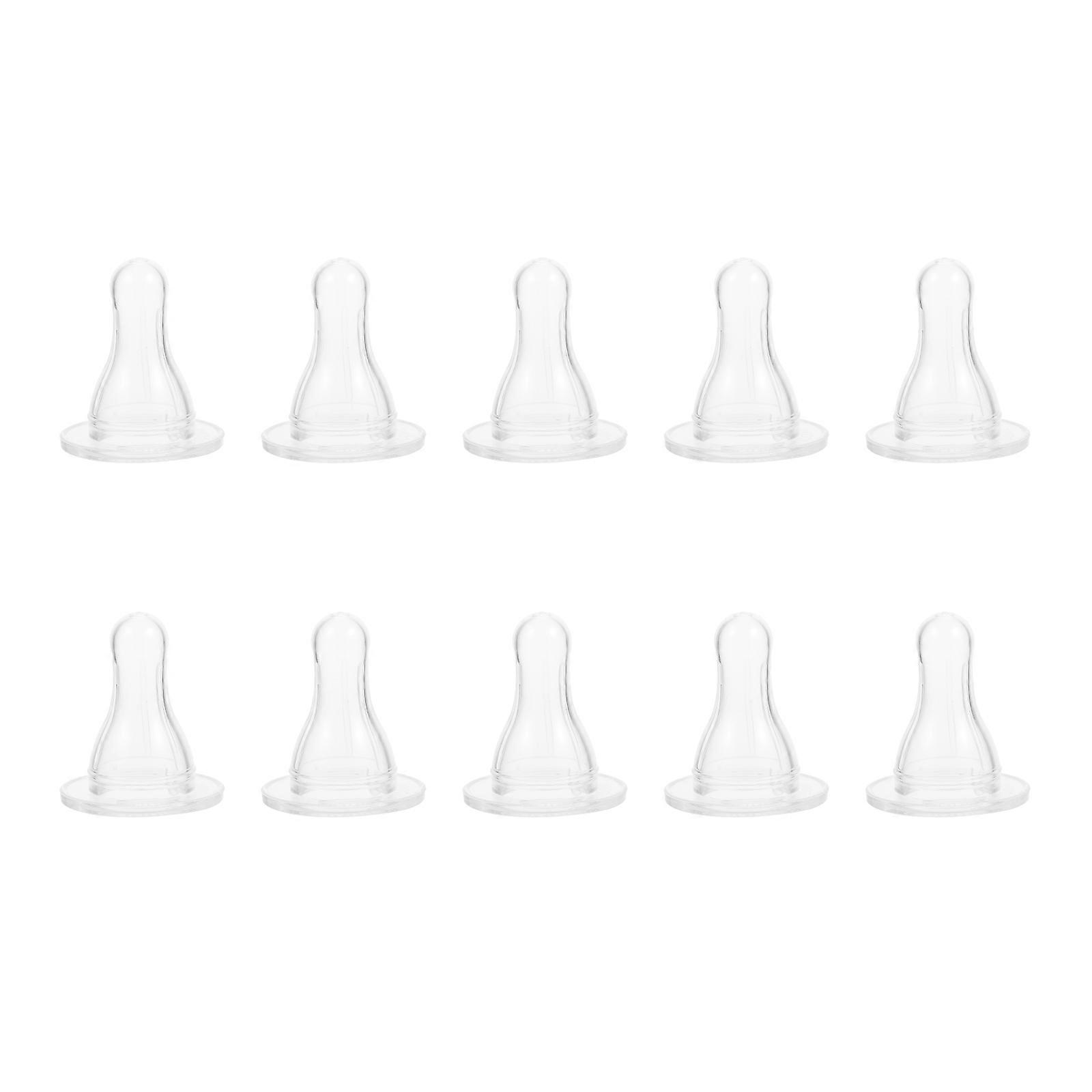 10 قطع سيليكون حلمات تغذية الضأن زجاجات الحليب اللهايات أدوات تغذية الضأن