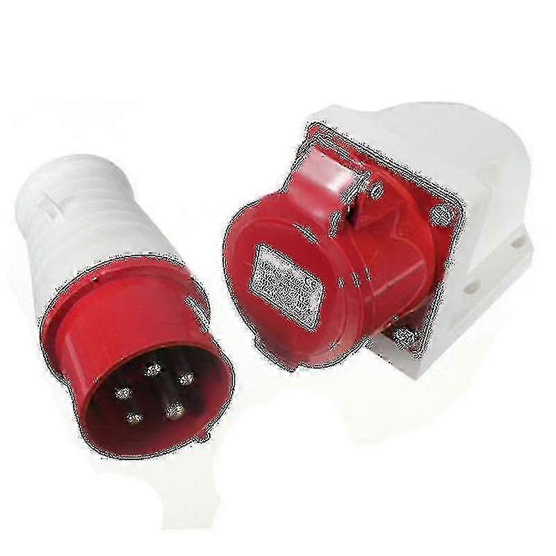 IP44 16 Amp 5 Pin 3 Phase Plug Socket 380V-415V Industrial